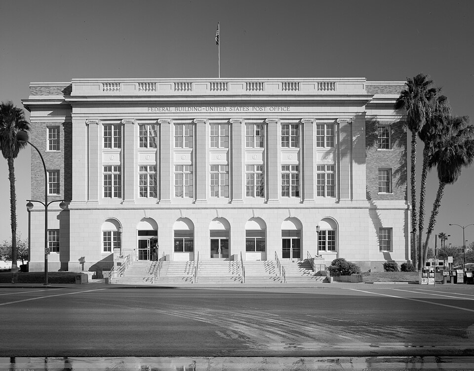 A photograph of Las Vegas Post Office and Courthouse