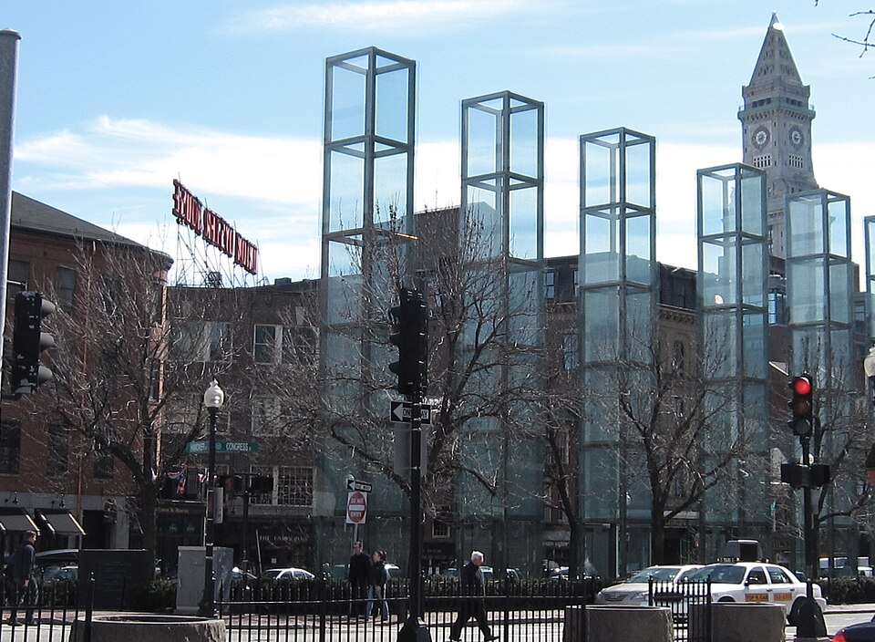 A photograph of New England Holocaust Memorial