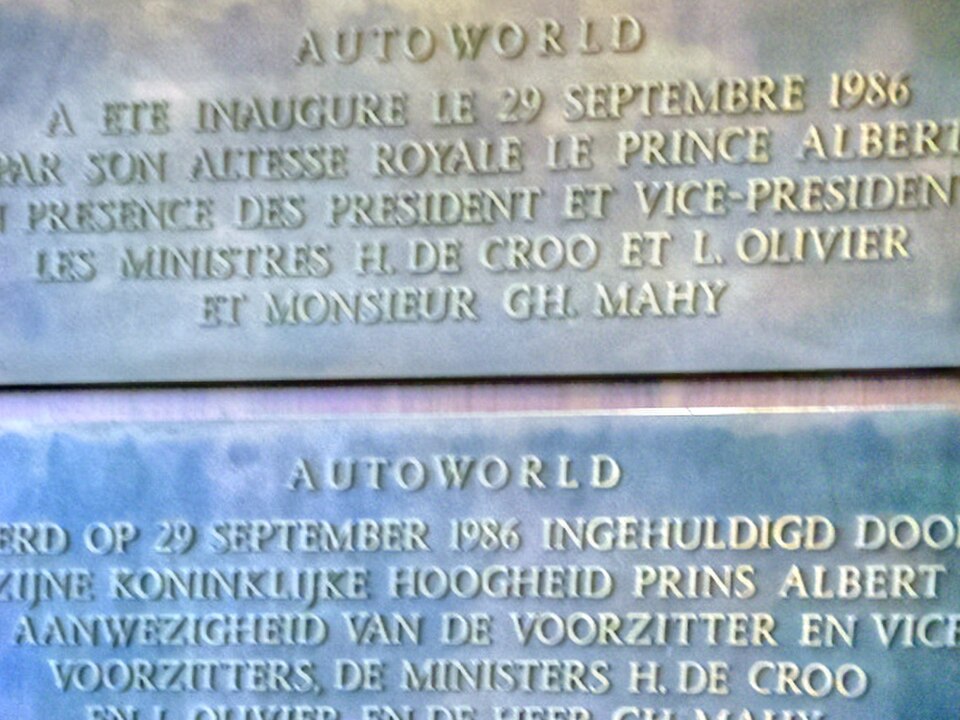 A photograph of Autoworld