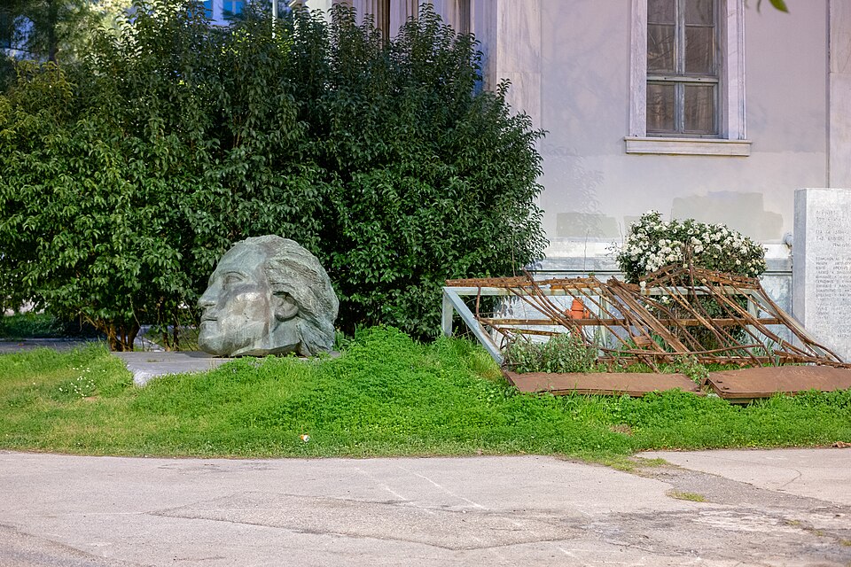 A photograph of Athens Polytechnic uprising