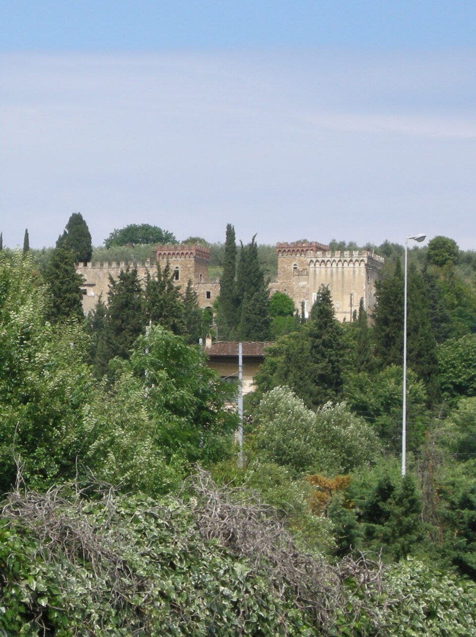A photograph of Montalbano Castle