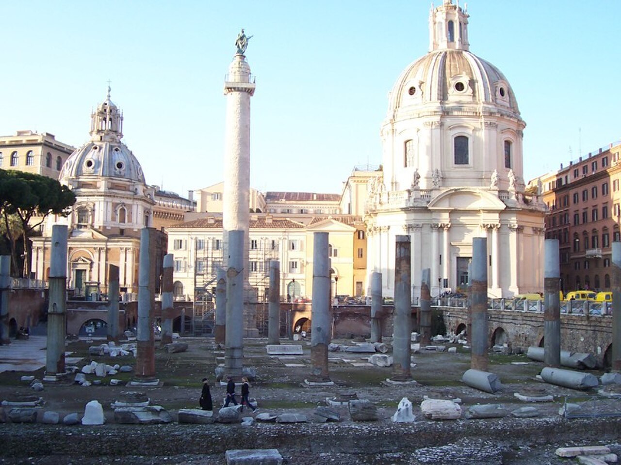 Ein Foto von Trajan's Forum