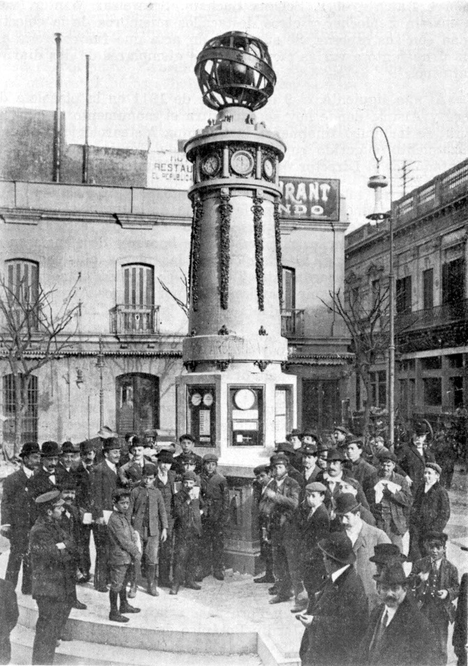 A photograph of Meteorological Column
