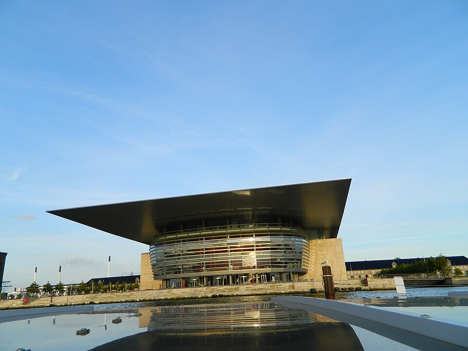 A photograph of Copenhagen Opera House