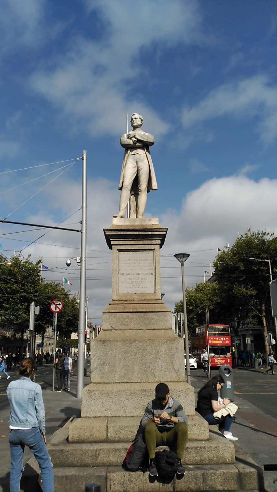 A photograph of William Smith O'Brien monument