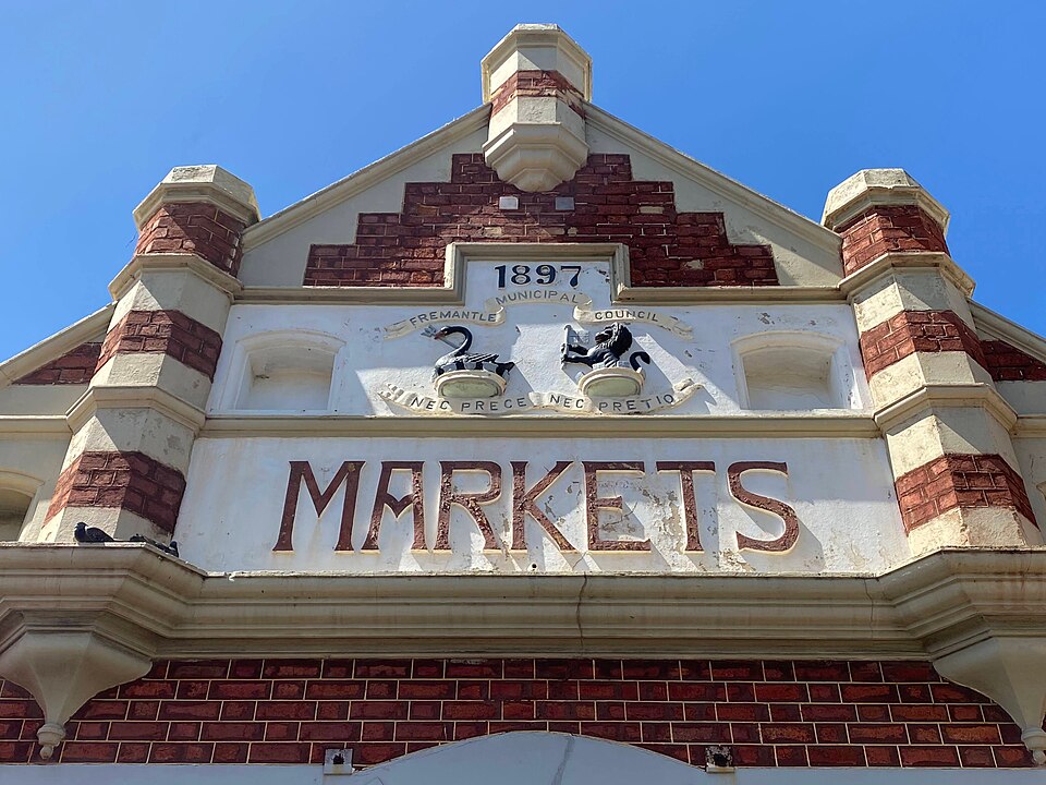 A photograph of Fremantle Markets