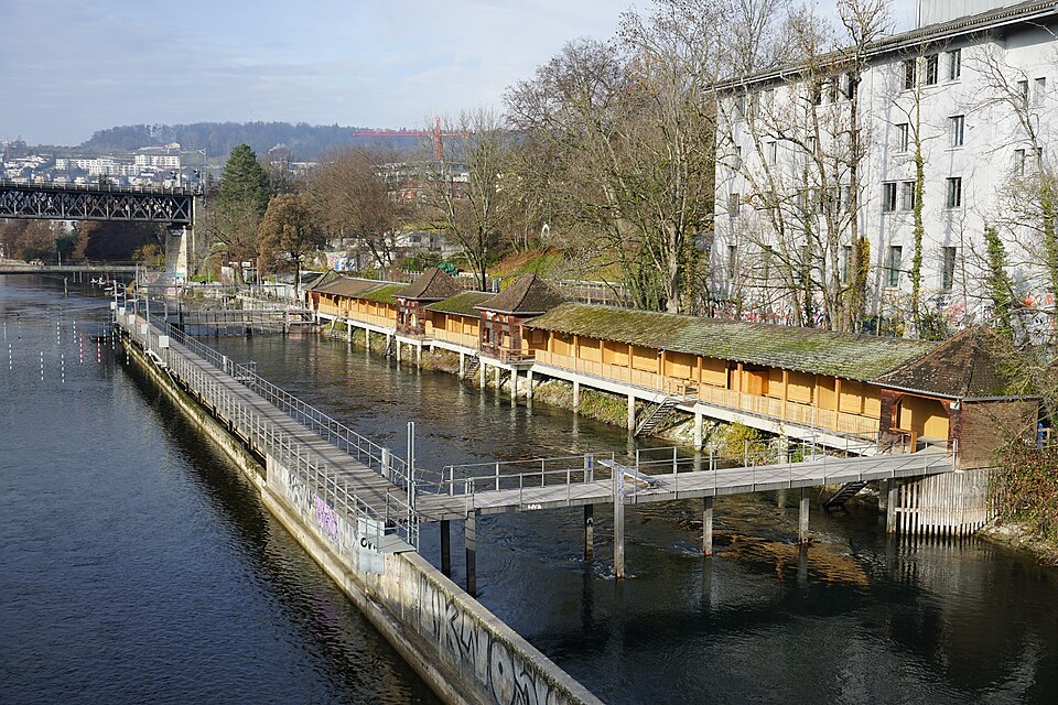 A photograph of Unterer Letten River pool