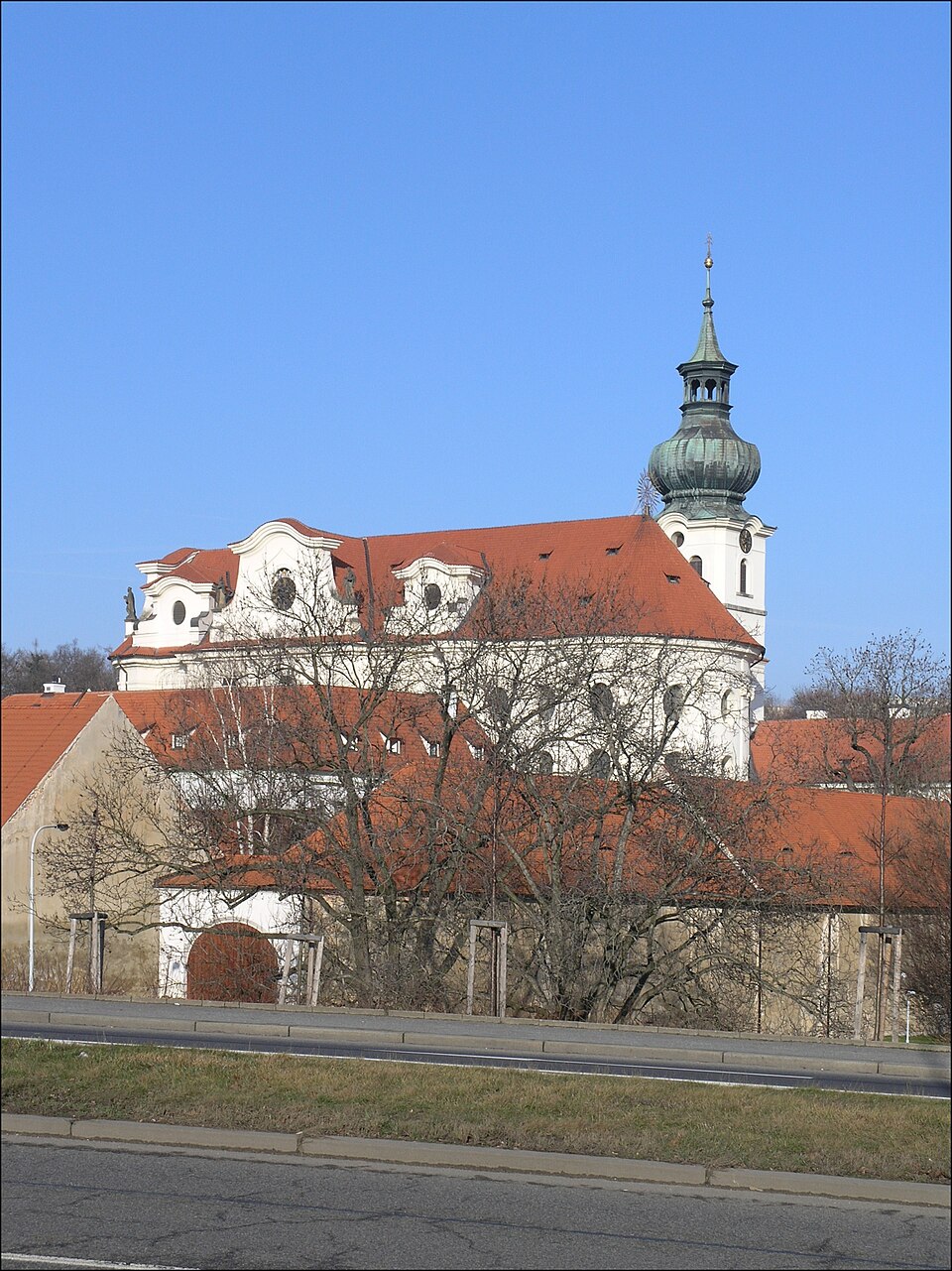 A photograph of Břevnov Monastery