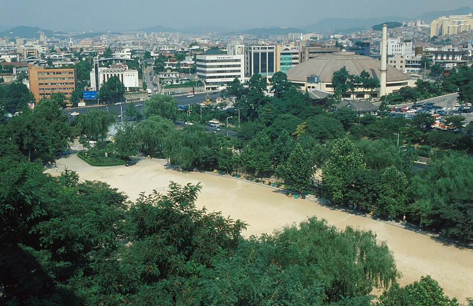 A photograph of Jangchungdan Park