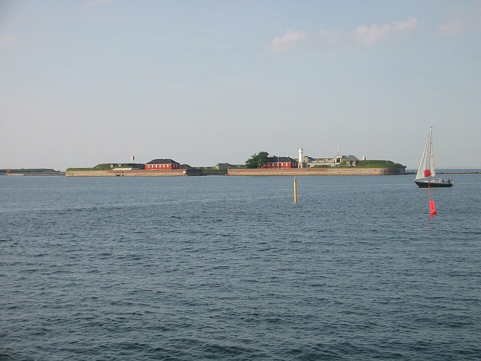 A photograph of Trekroner Fort