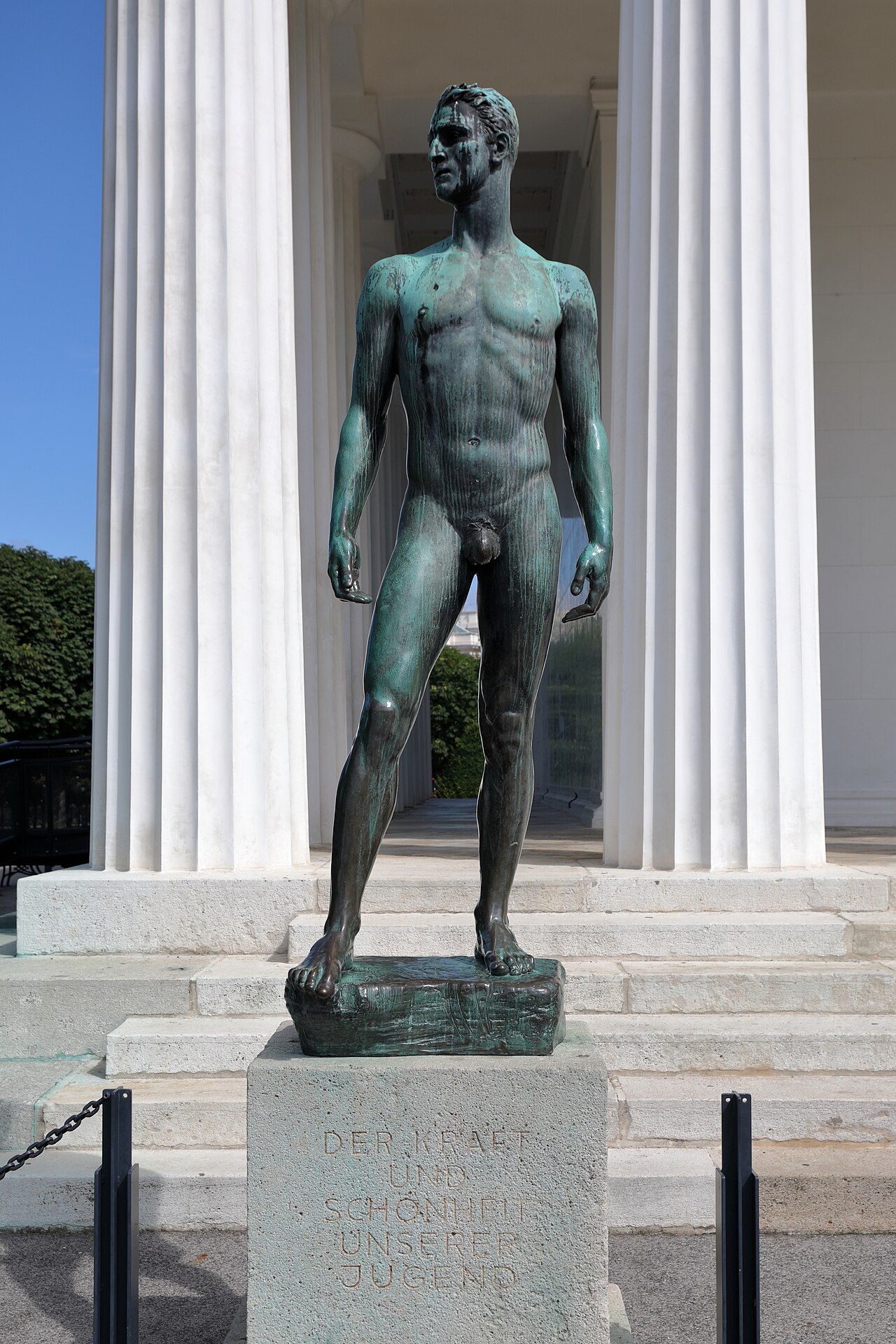Statue "Jugendlicher Athlet", Theseustempel의 사진