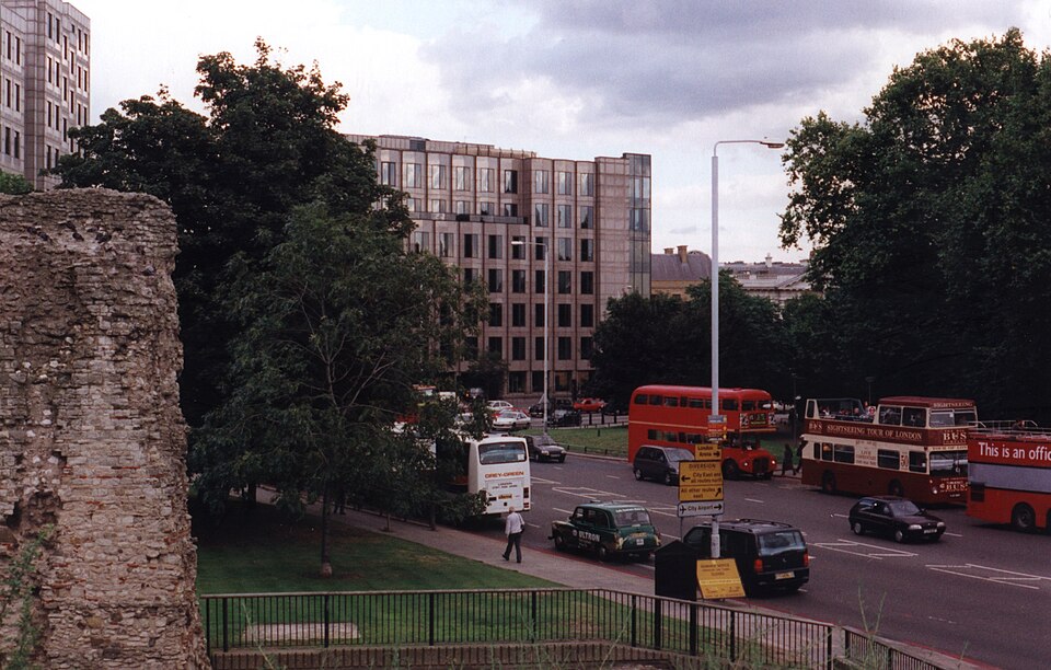 A photograph of Portion Of Old London Wall