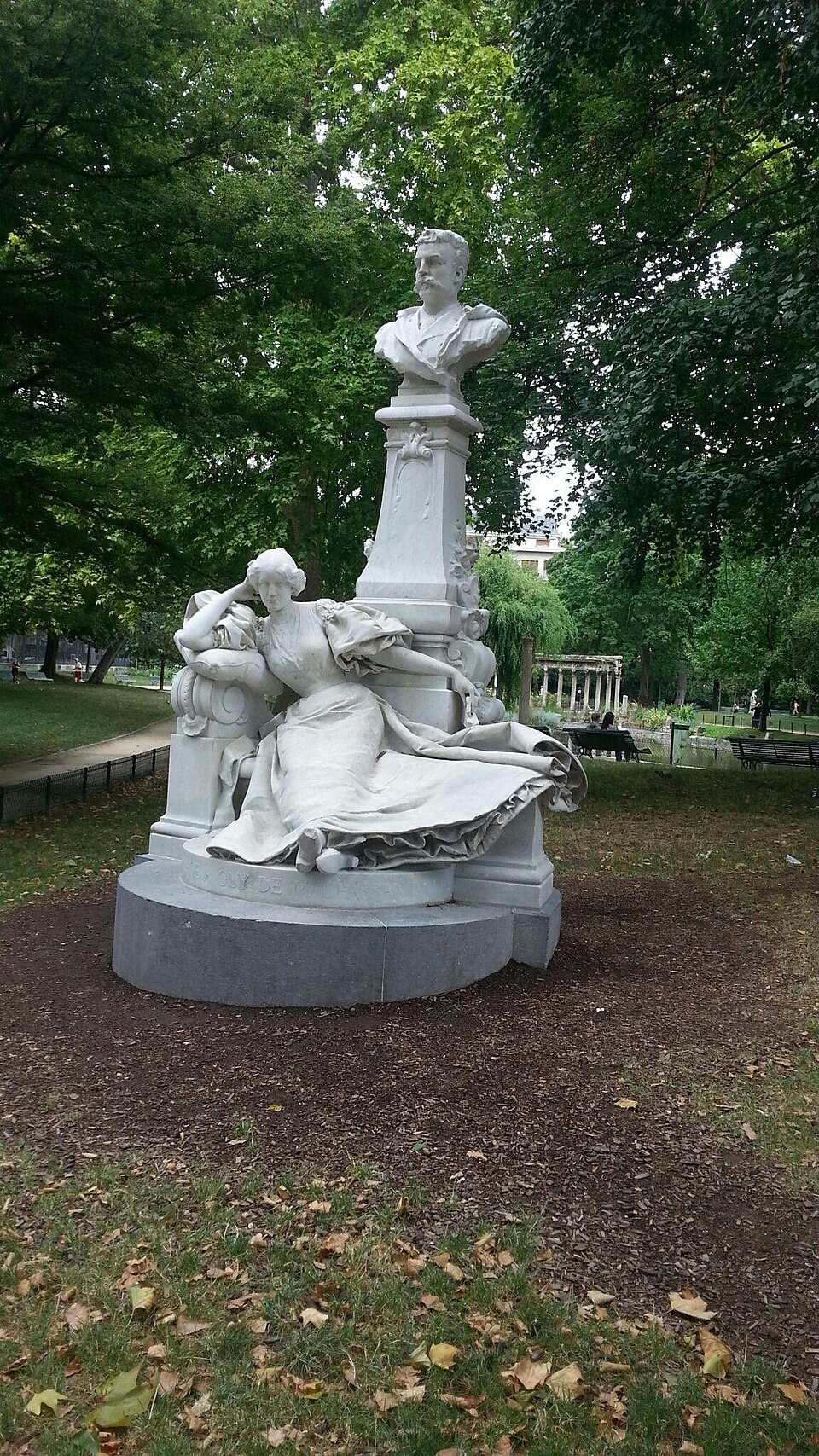 A photograph of Monument to Guy de Maupassant