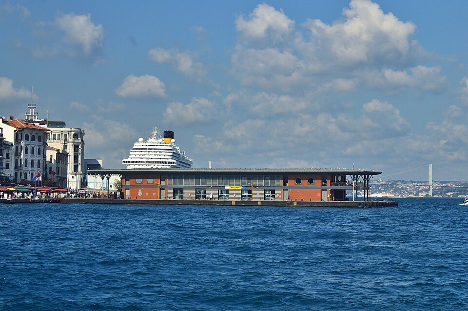 A photograph of Commuter ferry between Europe and Asia