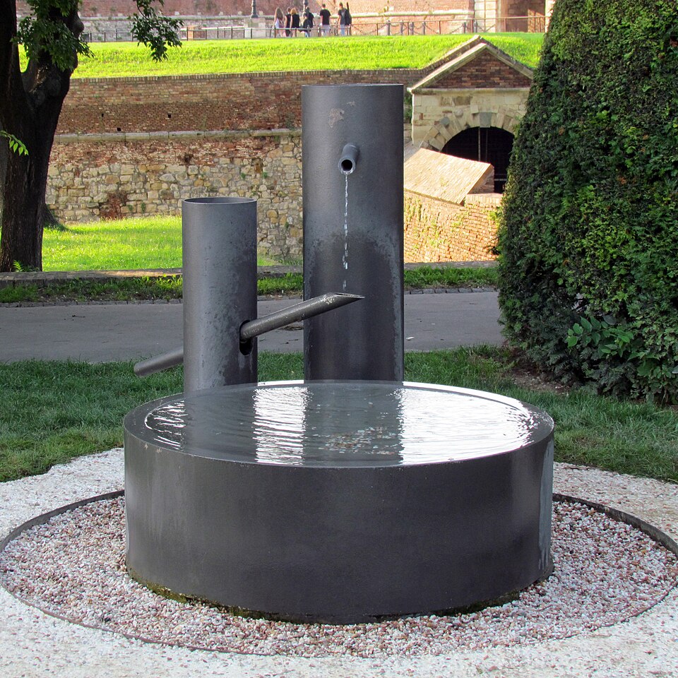 A photograph of Japanese Fountain