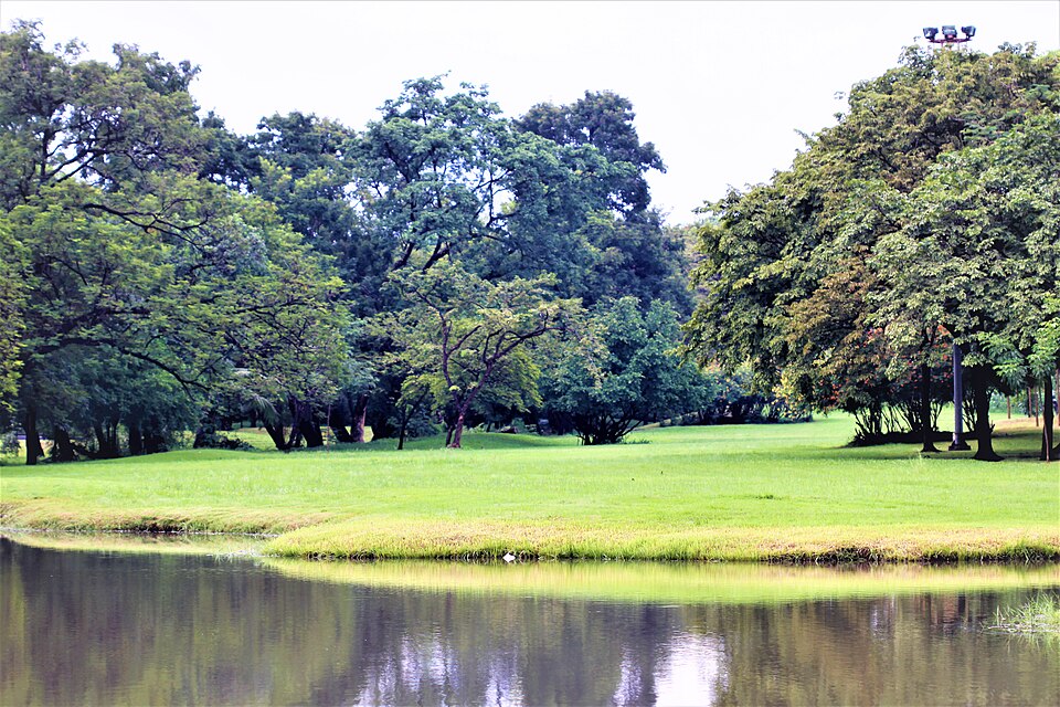 A photograph of Wachirabenchathat Park