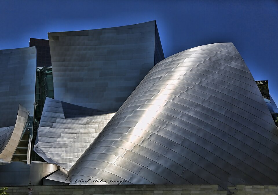 A photograph of Walt Disney Concert Hall