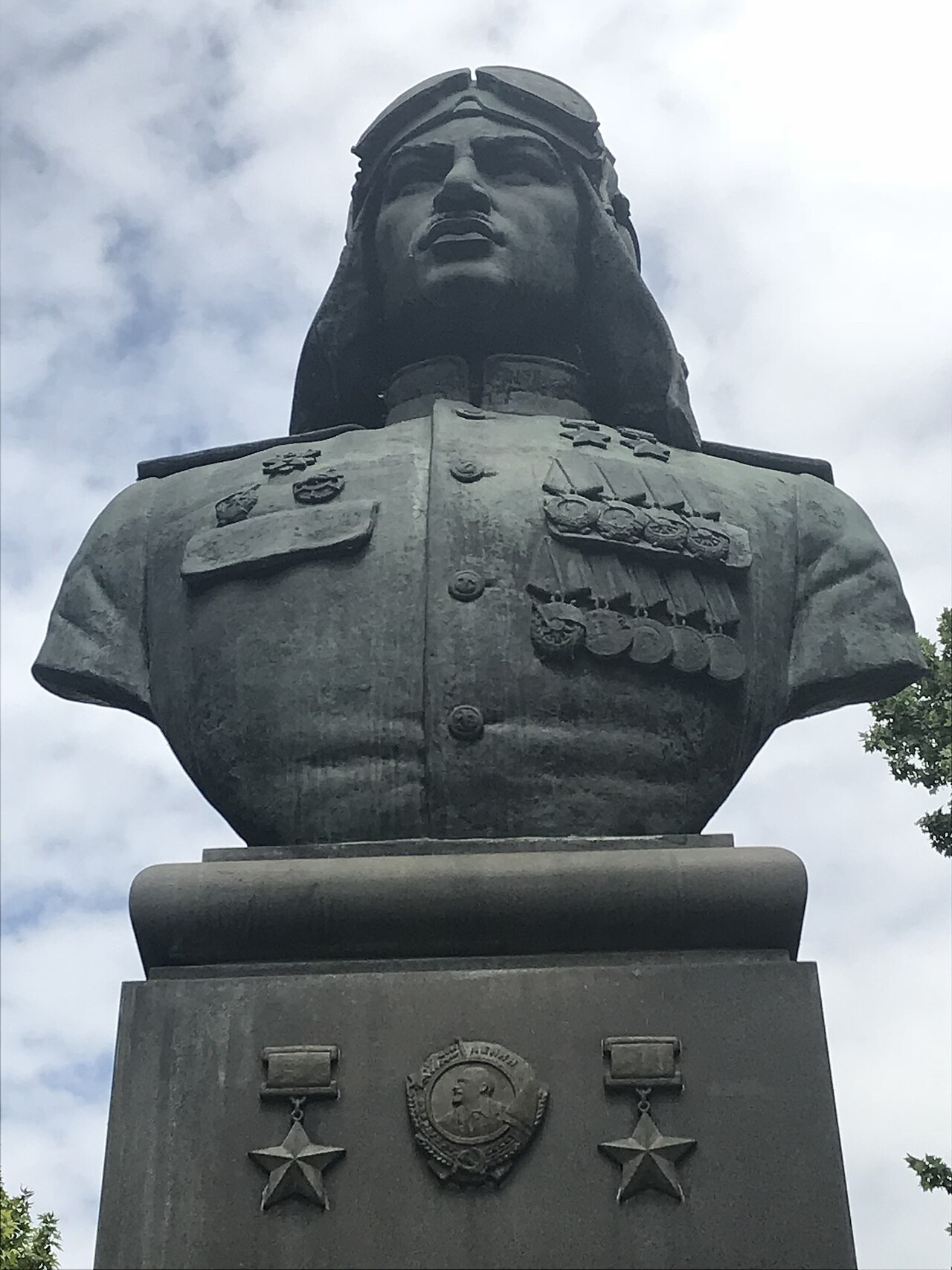 Bust of Nelson Stepanyan in Yerevan