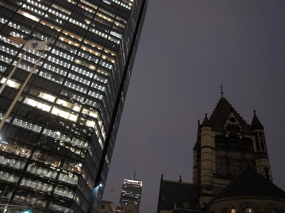 A photograph of Trinity Church