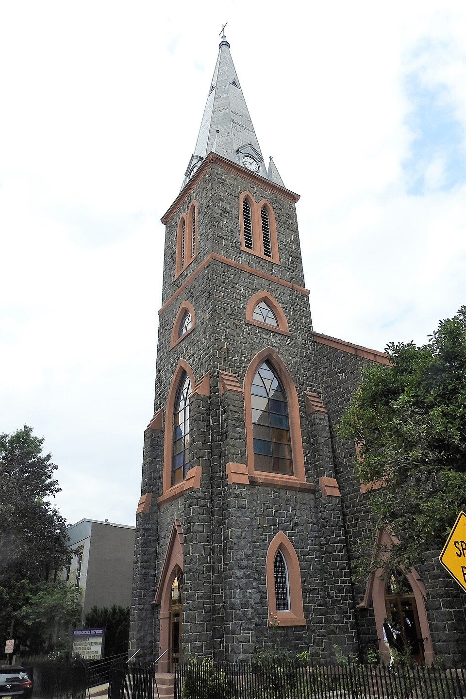 A photograph of Holy Family Church (Union City, New Jersey)