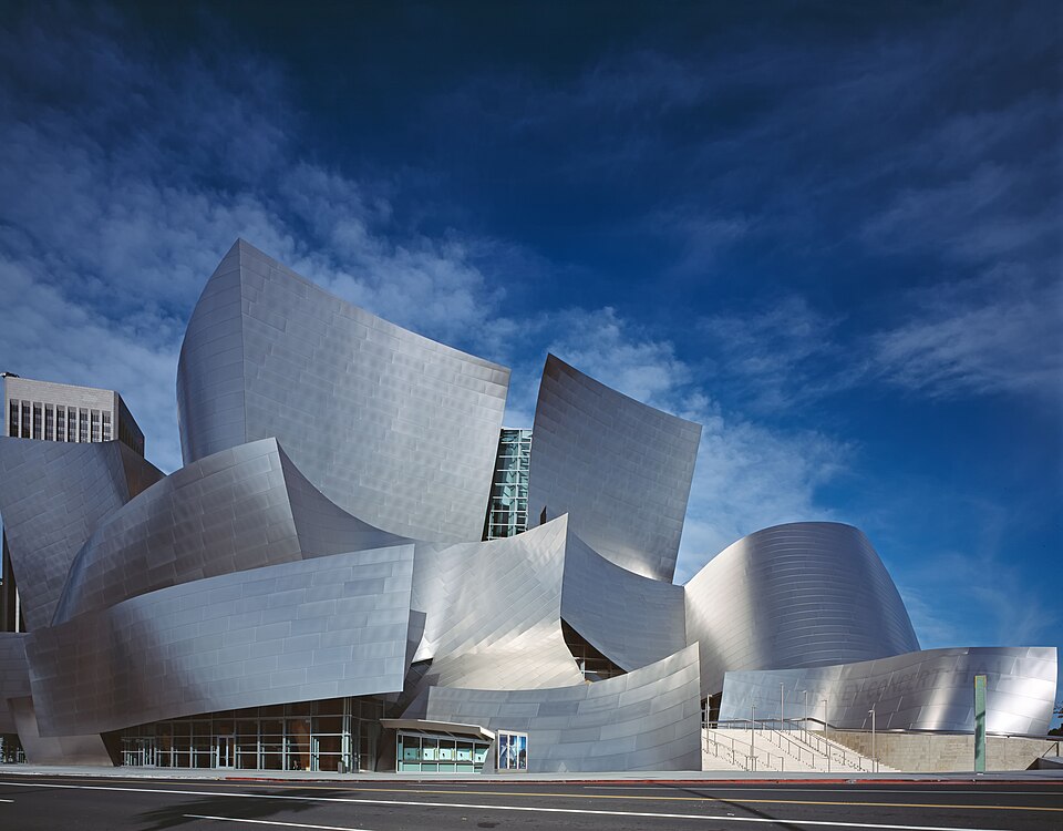 A photograph of Walt Disney Concert Hall
