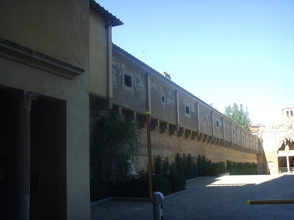 A photograph of Vasari Corridor
