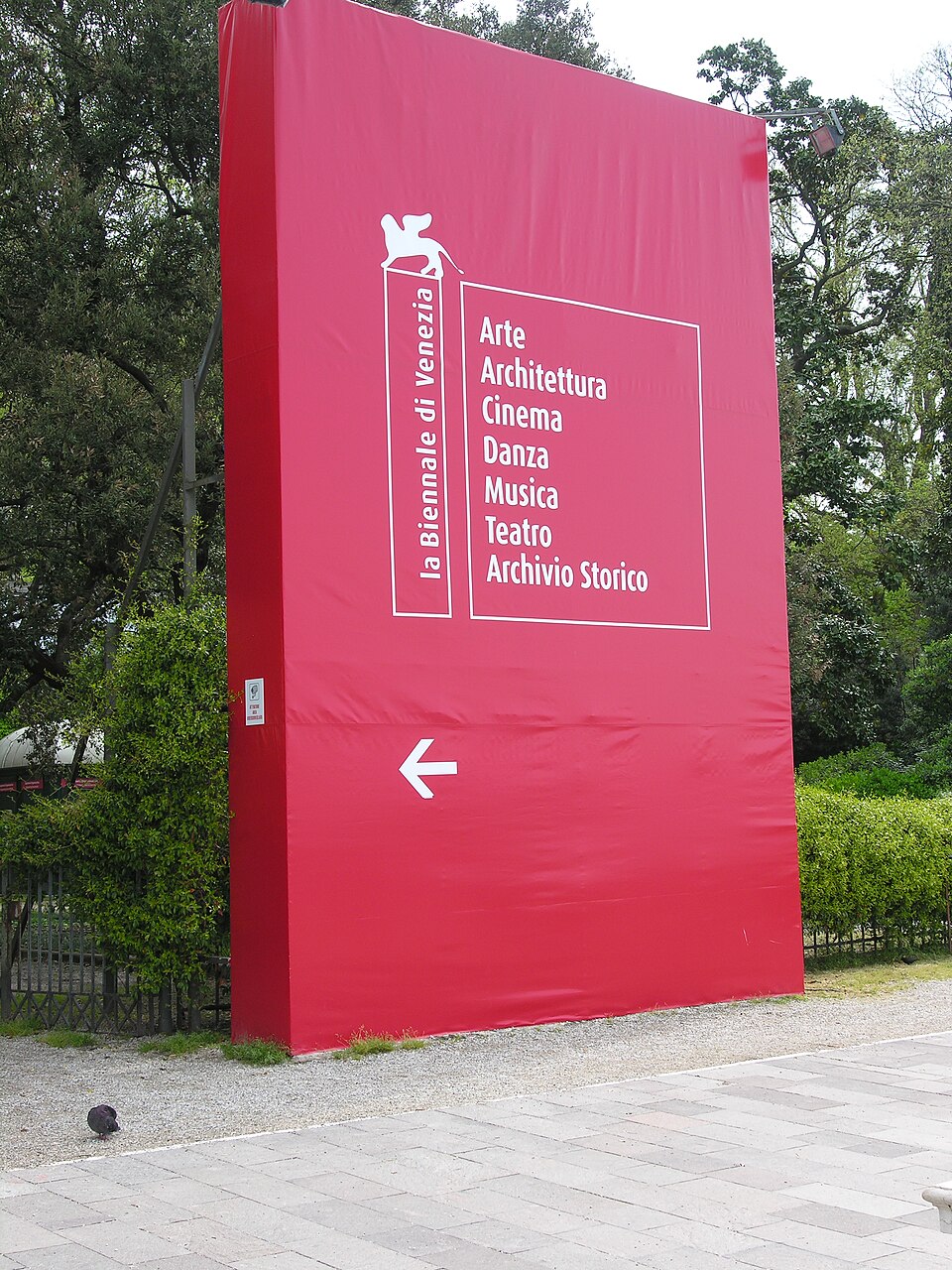 A photograph of Giardini della Biennale