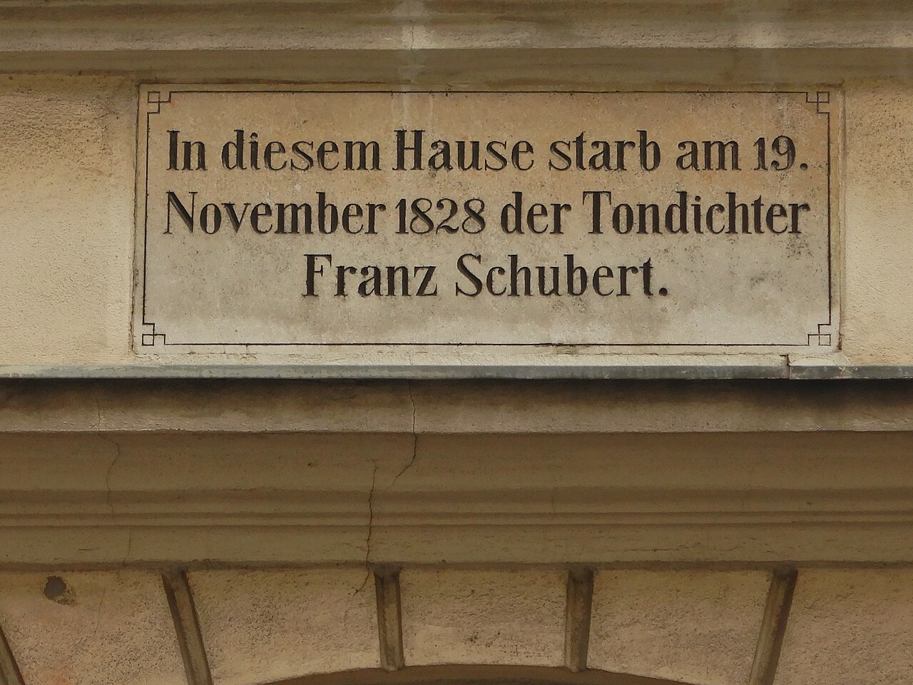 Sterbehaus Franz Schubert