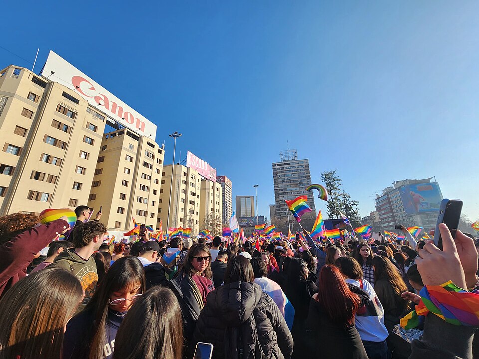 A photograph of Plaza Baquedano