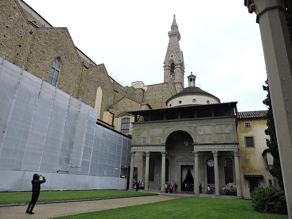 A photograph of Pazzi Chapel