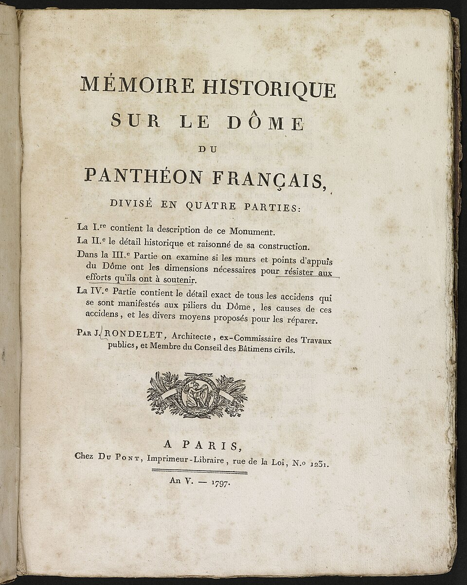 A photograph of Panthéon