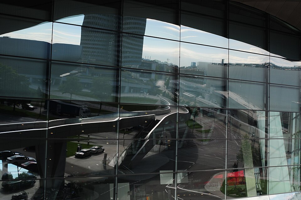 A photograph of BMW Welt