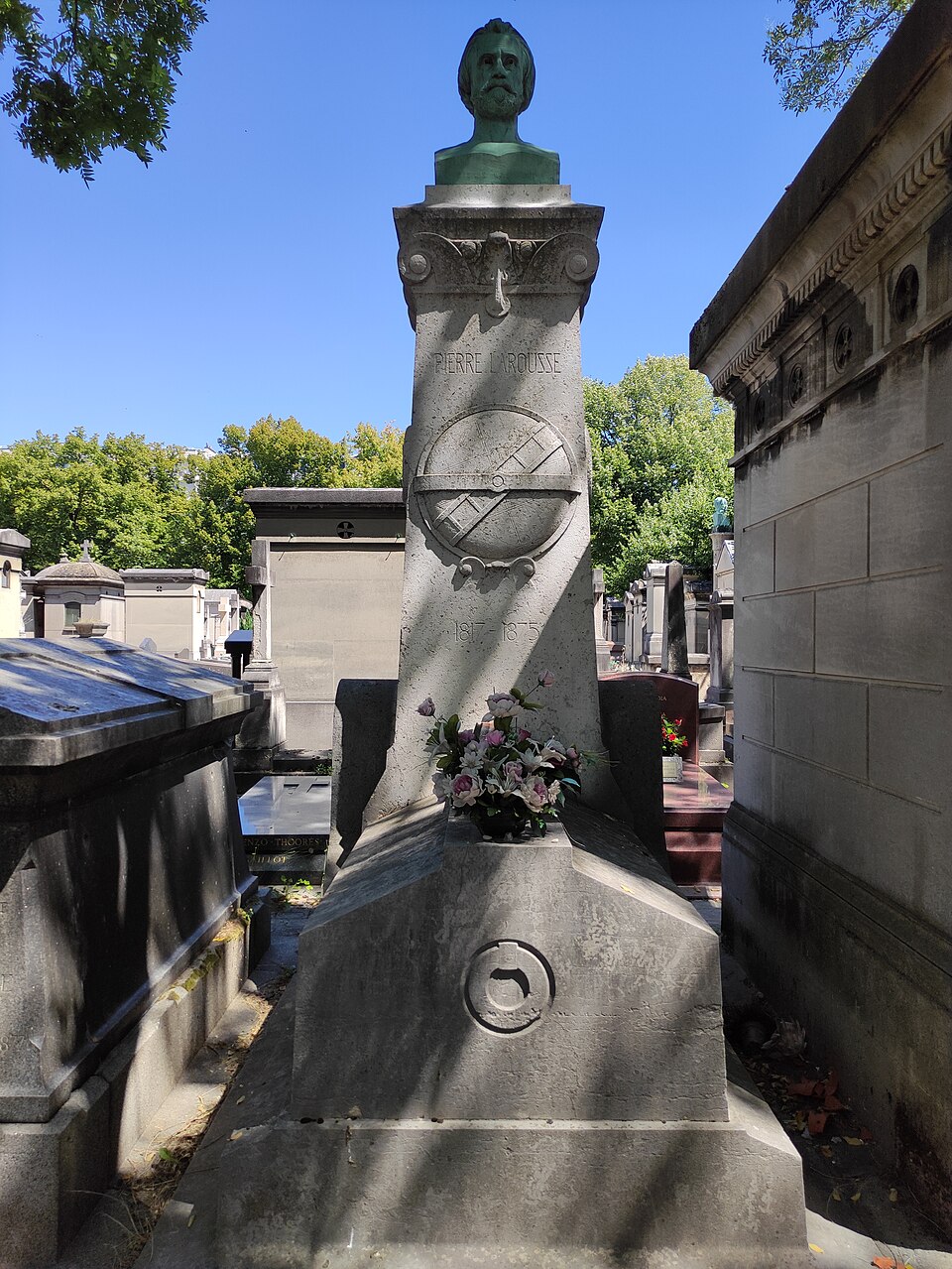 A photograph of Grave of Pierre Larousse