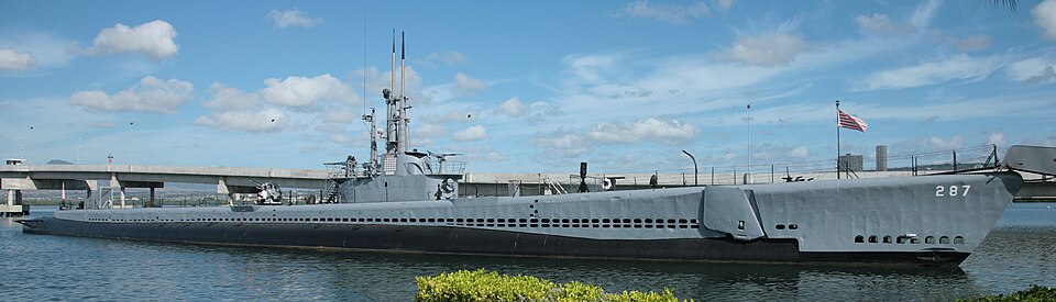 A photograph of USS Bowfin