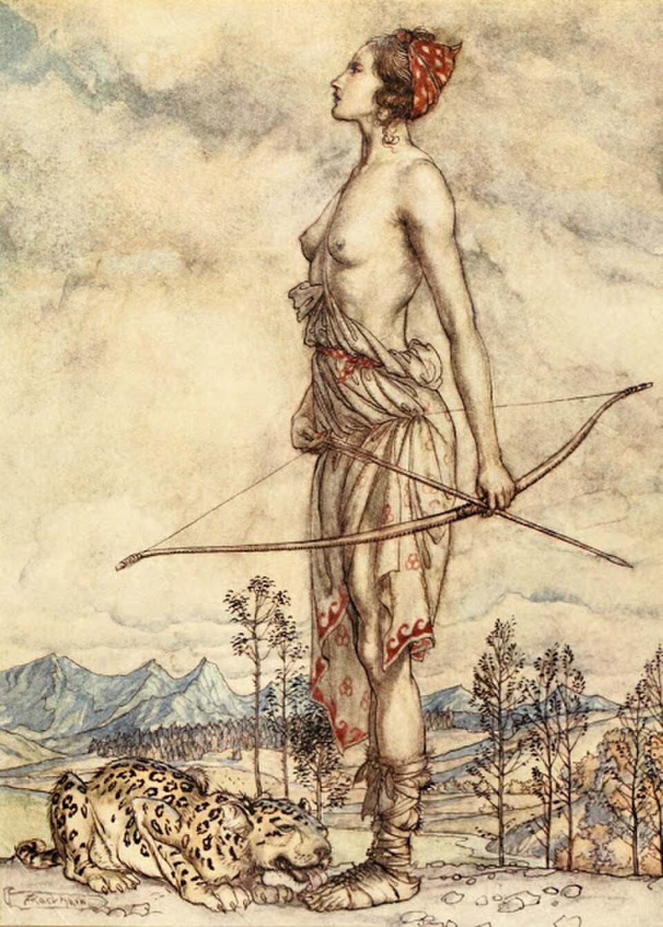 A photograph of Diana