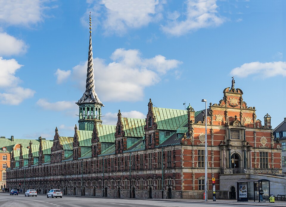 A photograph of Børsen