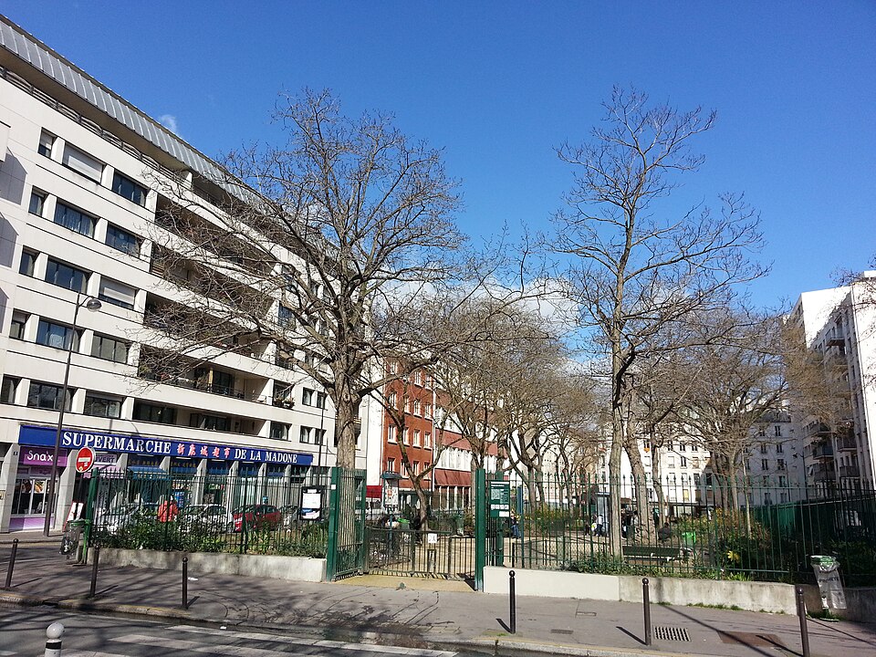 A photograph of Square de la Madone