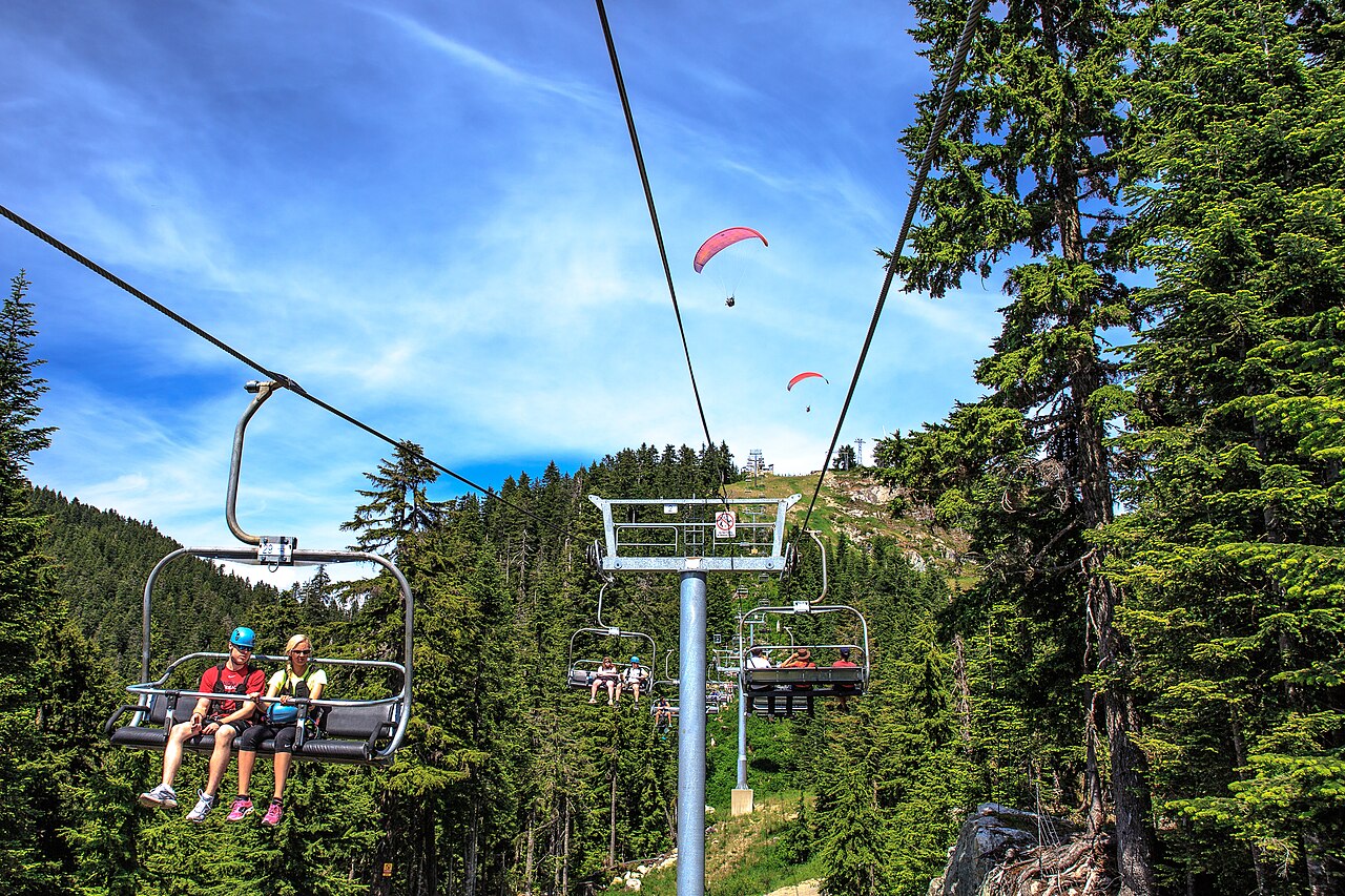 A photograph of Grouse Mountain
