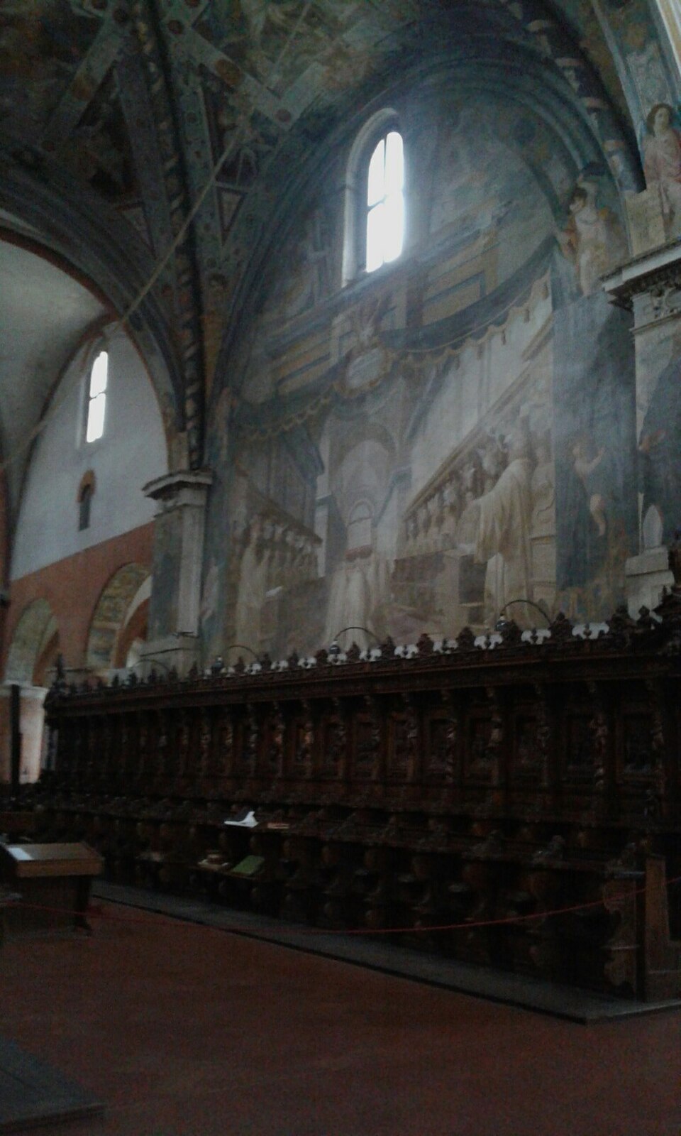 A photograph of Chiaravalle Abbey