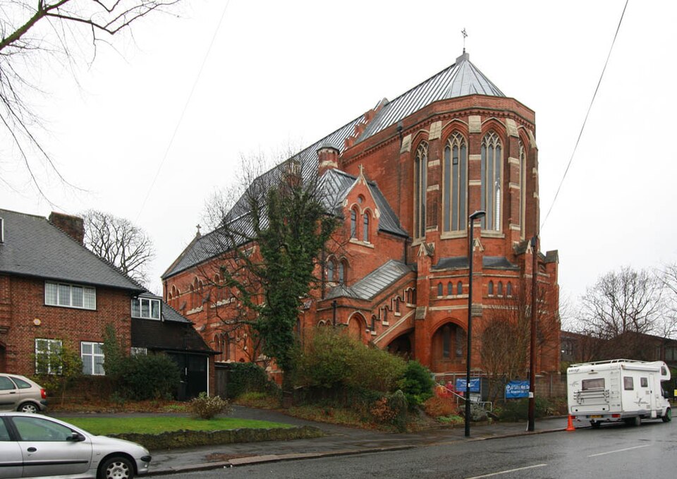 A photograph of All Saints Church, West Dulwich