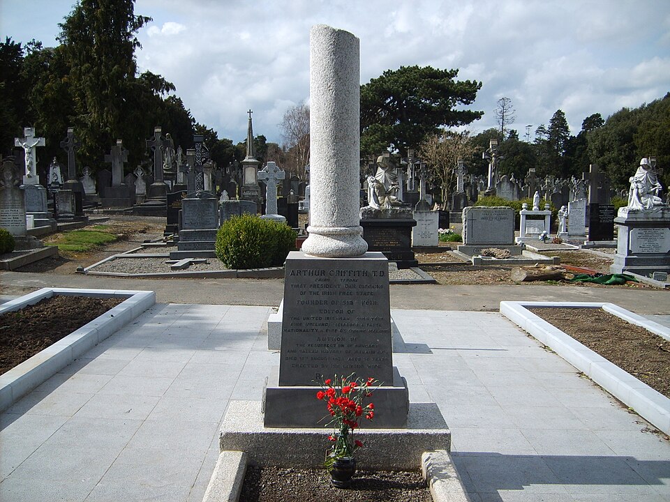 A photograph of Glasnevin Cemetery