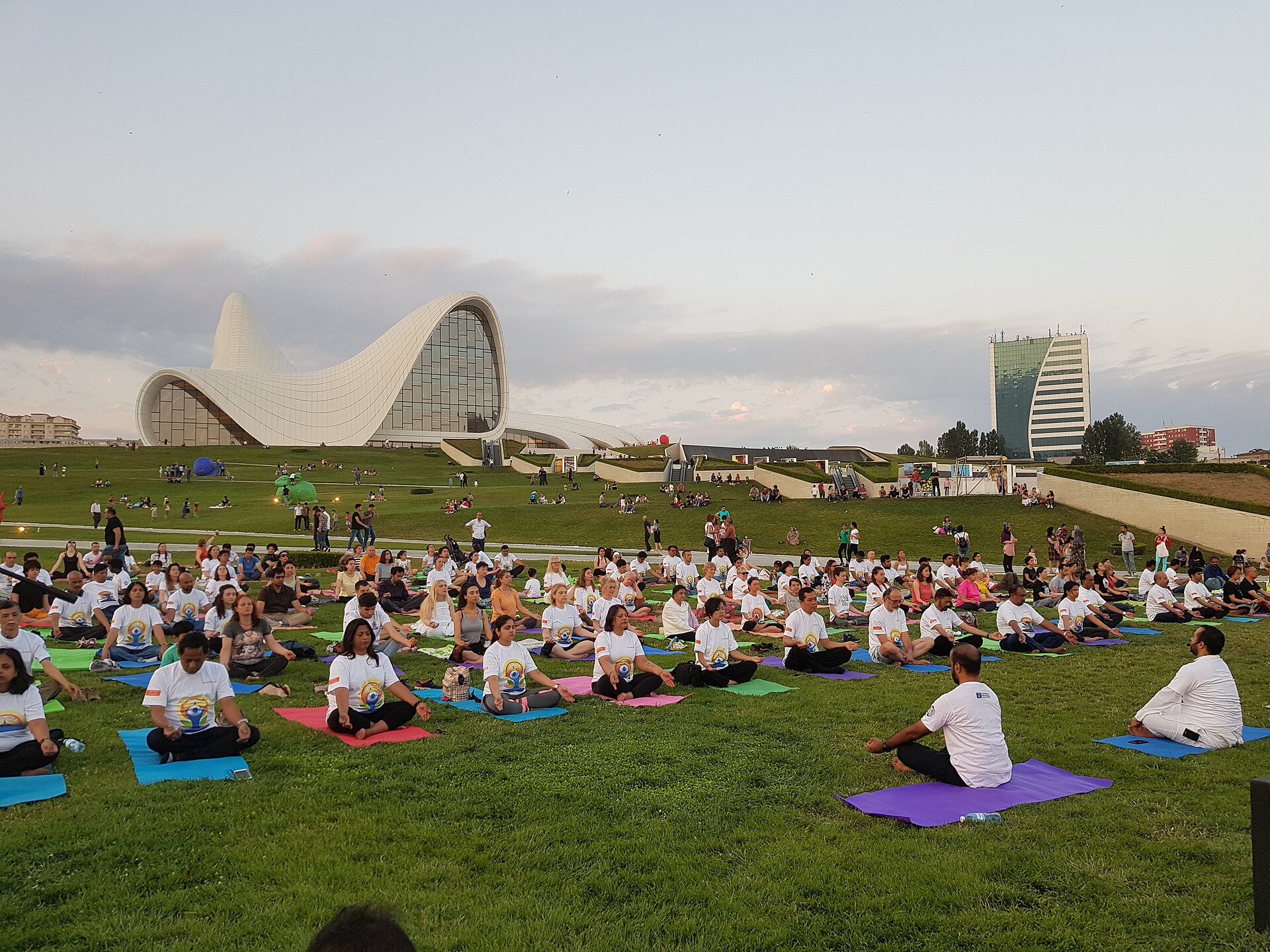 Une photographie de Heydar Aliyev Center