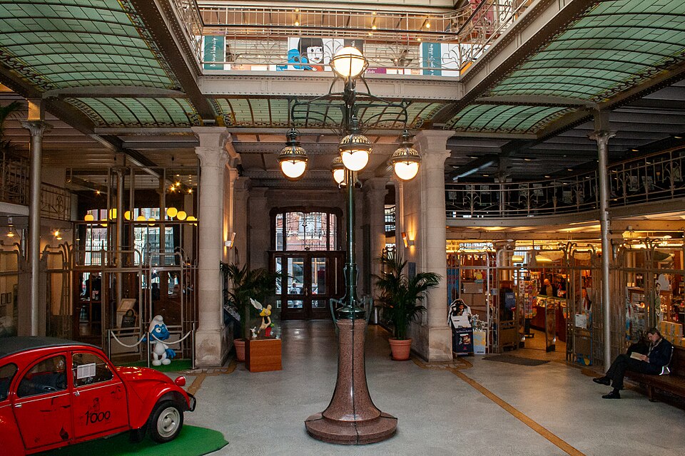 A photograph of Belgian Comic Strip Center