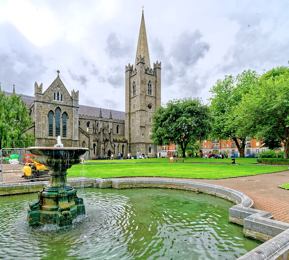 A photograph of St Patrick's Cathedral