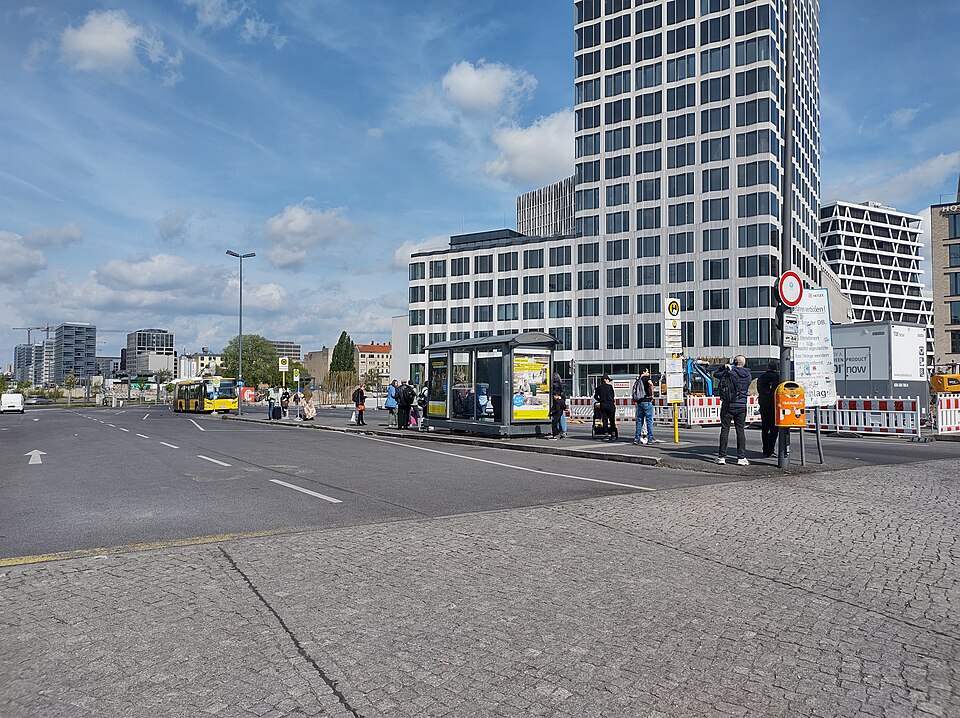 A photograph of Berlin Central Station