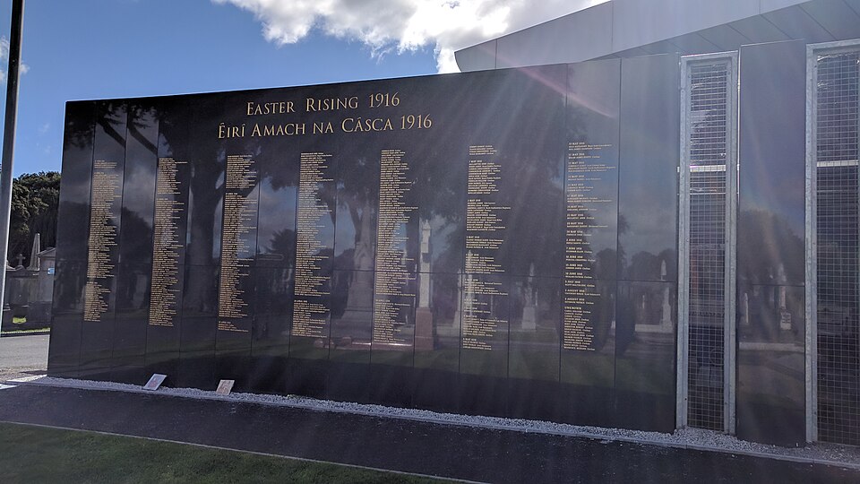 A photograph of Glasnevin Cemetery