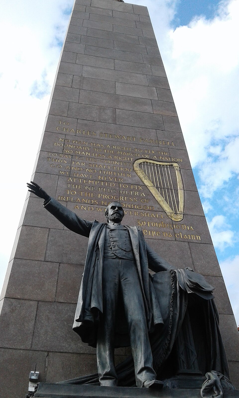 A photograph of Parnell Monument