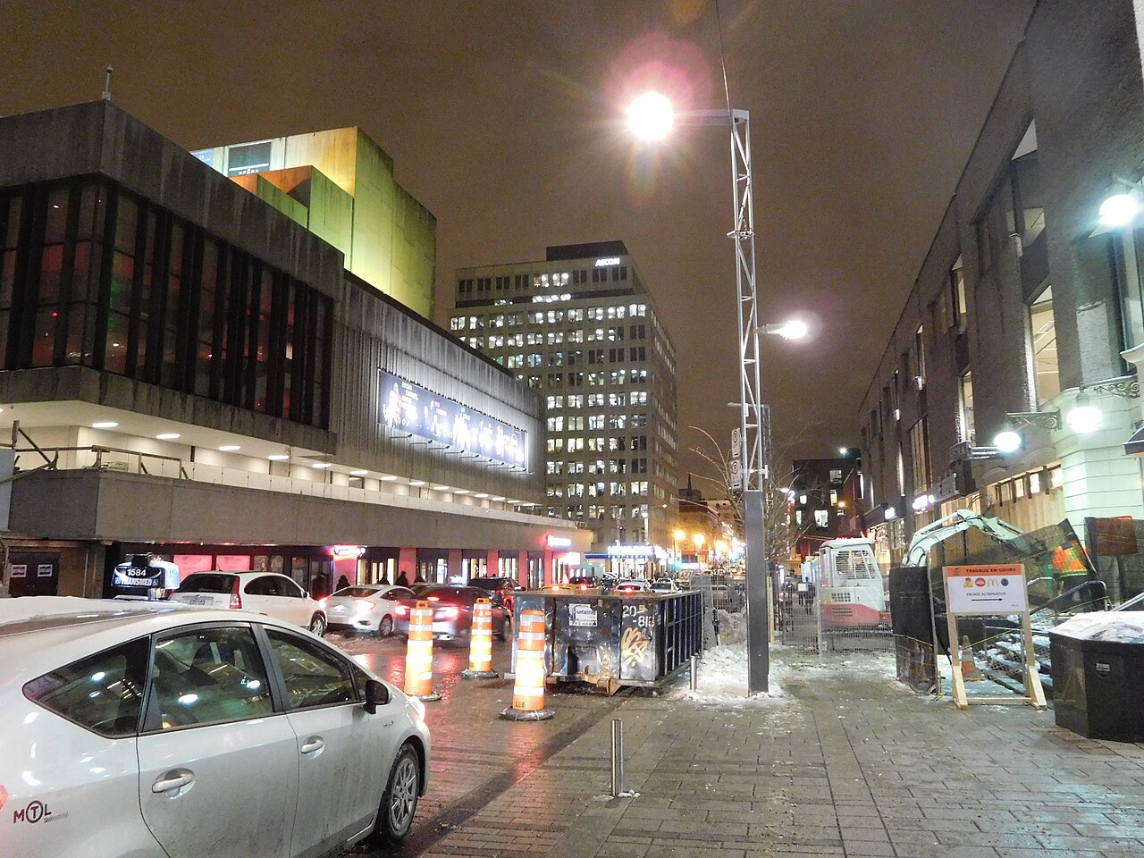 A photograph of Place des Arts