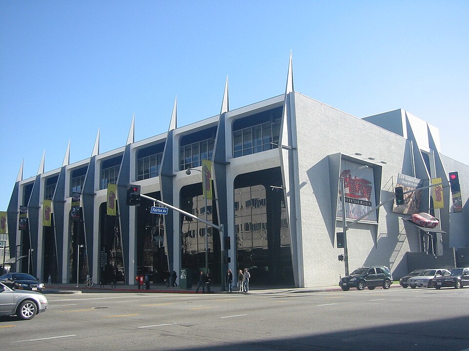 A photograph of Petersen Automotive Museum
