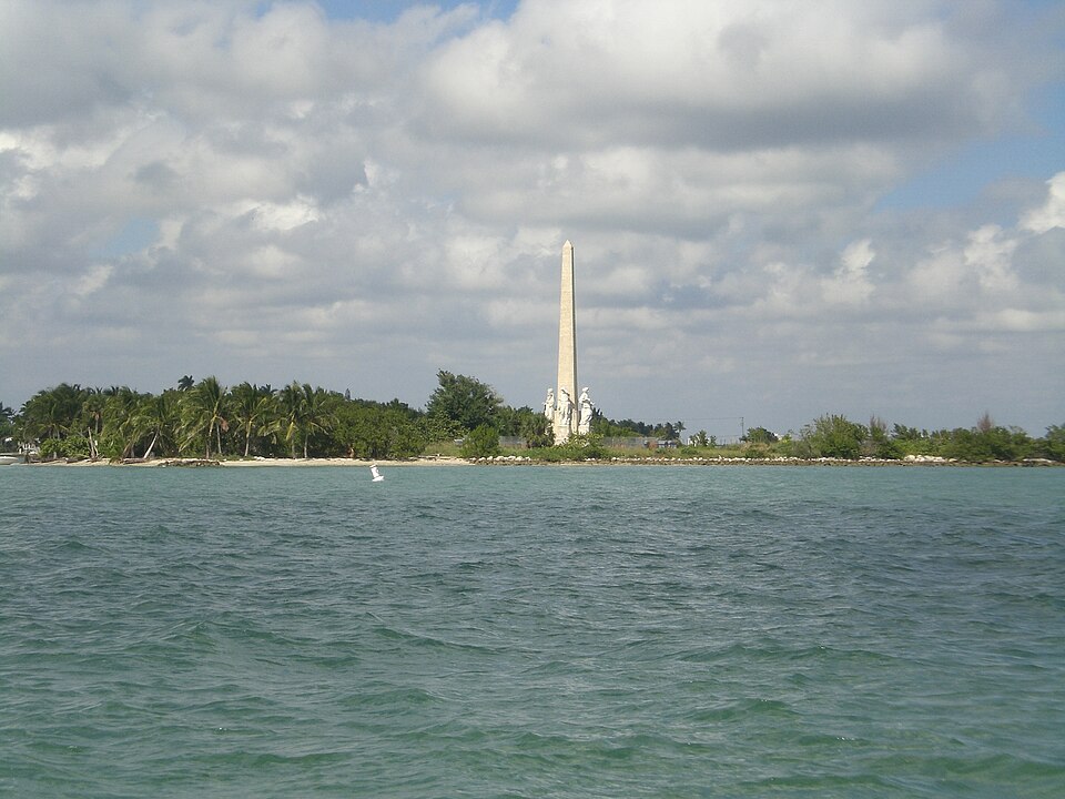 A photograph of Flagler Memorial Monument